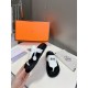 Men  [ΗERMES 】 Hermes spring and summer classic couple models second uncle slippers Chypre ugly ugly ugly uncle slippers - old man slippers, on the foot is simply too comfortable! It's simple and cute!All mixed breed she