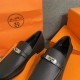 The hottest item of the year is online ~Purely handmade and customized as always ～This will be the hottest single product of H brand this year, kelly buckle Loafers, cool and special casual fashion versatile, flat small 