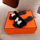 [Guanhua] Hermes  home 20ss fall and winter new products! Classic boot shape   British mink fur design, classic and durable! Original inverted mold last shape, extreme 11 shape, imported high-end knitting needles present