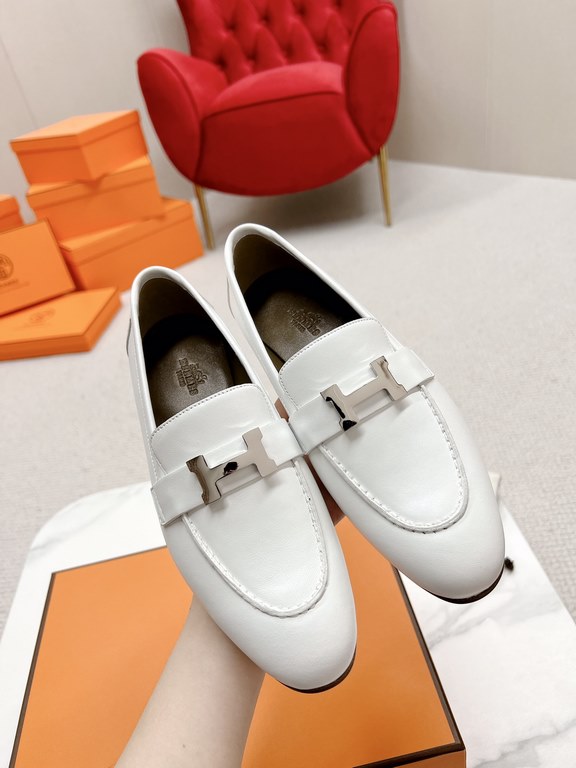 HERME'c, the whole network exclusive handmade, private high-end customization, classic handmade workshop ~ ~ ~ big goods real shotRoyal Loafers, very classic, versatile, simple, colorblocking design, on the foot is very 