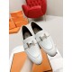 HERME'c, the whole network exclusive handmade, private high-end customization, classic handmade workshop ~ ~ ~ big goods real shotRoyal Loafers, very classic, versatile, simple, colorblocking design, on the foot is very 