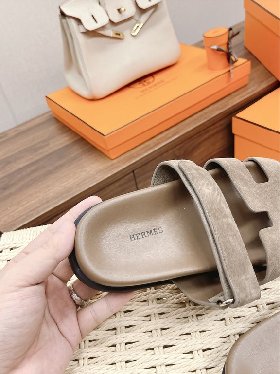 Hermes New  -- Hermes Hermes --.  timeless H tow  in stock Outsole imported Italian original sole Size 35-39 (40 customized non-returnable)