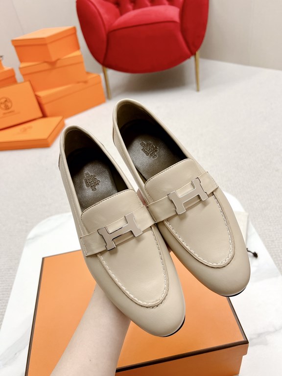 HERME'c, the whole network exclusive handmade, private high-end customization, classic handmade workshop ~ ~ ~ big goods real shotRoyal Loafers, very classic, versatile, simple, colorblocking design, on the foot is very 