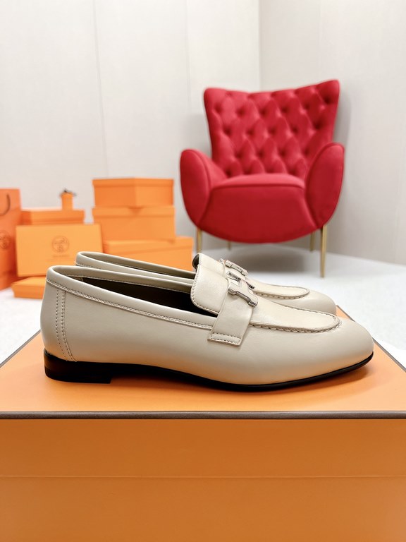 HERME'c, the whole network exclusive handmade, private high-end customization, classic handmade workshop ~ ~ ~ big goods real shotRoyal Loafers, very classic, versatile, simple, colorblocking design, on the foot is very 