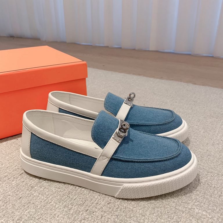 Men's [Guanhua] Hermes  home 23ss early spring new products! Classic boot shape   British color blocking design, classic and durable! The original inverted mold last shape, the ultimate 11 shape, imported high-end knitti