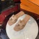 New color, full midsole, new revision (Hermès) Packaging upgraded, version of the workmanship materials upgraded.Hermes  market highest version pure handmade shoes   Top Product Hermes Slippers  ----------Early spring ne