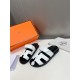 Men  [ΗERMES 】 Hermes spring and summer classic couple models second uncle slippers Chypre ugly ugly ugly uncle slippers - old man slippers, on the foot is simply too comfortable! It's simple and cute!All mixed breed she