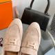 Hermes Hermes  Home RoyalParis Collection Louboutin Shoes  Top quality Classic H buckletassel series  Upper Imported LambskinSheepskin Leather injection molding rubber non-slip outsole size35-39(34.40.41.42 customized)