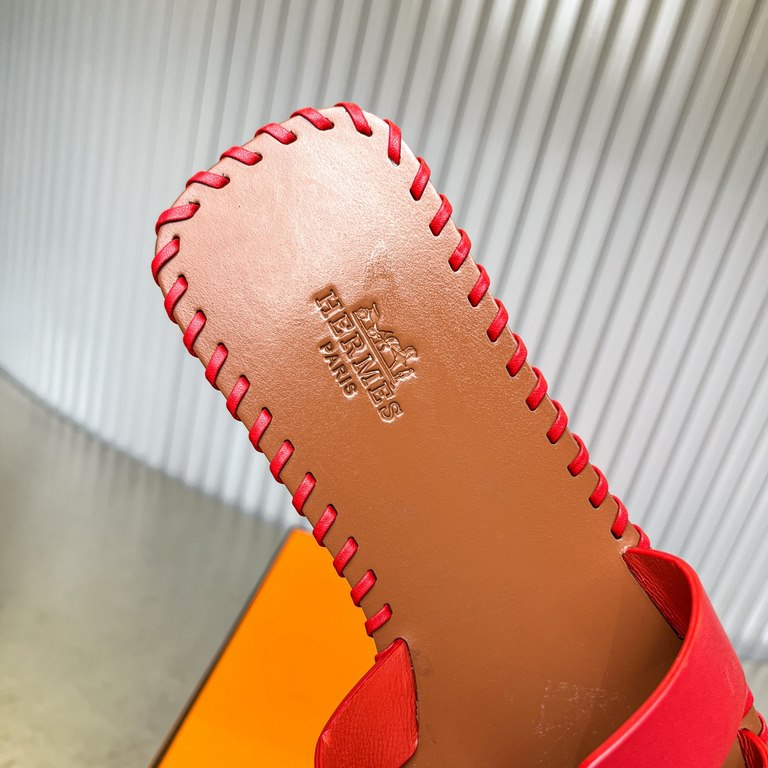 New color, leather midsole, hand stitching. Newly revamped (Hermès) Packaging upgraded, version of the workmanship materials upgraded.Hermes  highest version of pure handmade shoes in the market   Top Product Hermes Slip