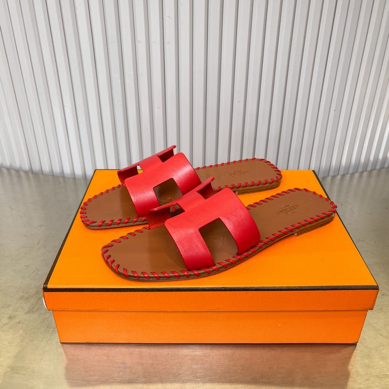 New color, leather midsole, hand stitching. Newly revamped (Hermès) Packaging upgraded, version of the workmanship materials upgraded.Hermes  highest version of pure handmade shoes in the market   Top Product Hermes Slip