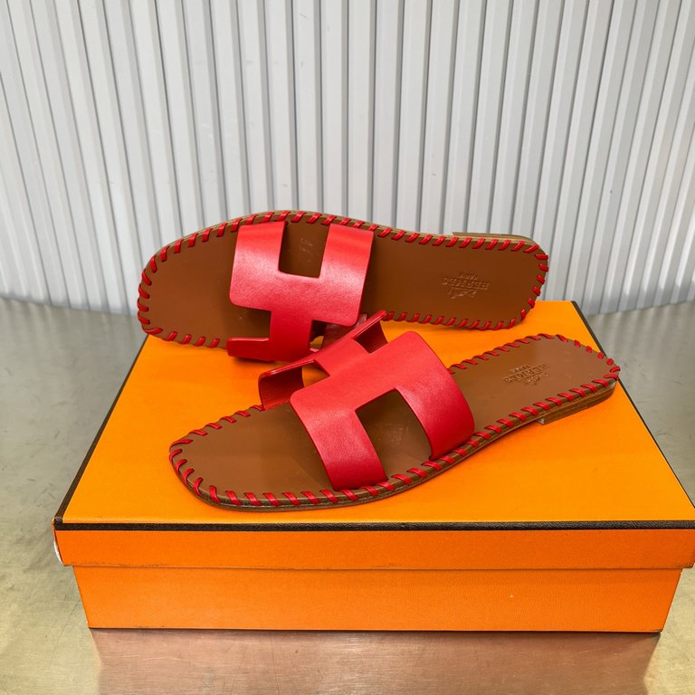 New color, leather midsole, hand stitching. Newly revamped (Hermès) Packaging upgraded, version of the workmanship materials upgraded.Hermes  highest version of pure handmade shoes in the market   Top Product Hermes Slip