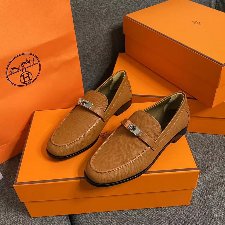 The hottest item of the year is online ~Purely handmade and customized as always ～This will be the hottest single product of H brand this year, kelly buckle Loafers, cool and special casual fashion versatile, flat small 