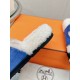 -Top qualityHerme Hermes new leather fur slippers, step on the lambswool, full of comfort, bare feet do not feel cold, with a thick socks Super beautiful oh!Upper LambskinLychee grain cowhide leather.Lining woolsheepskin