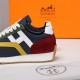 Hermes Hermes Sneakers H Side Label Counter all the latest couple modelsRestore the authentic 11 details Customized sense of superbH Side label pattern design Mix and match elements splicing details full of points  .Slim