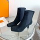 wholesale Hermes Hermes  23 new   high heel square toe boots  top quality  imported calfskinsheepskincowhide lining Heel height 7.5cm   imported leather outsole size35-39(40,41 customized)