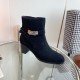 wholesale Hermes Hermes  Frenchie and ankle boots chunky heel short boots  top quality  Calfskin heeled ankle boots with Kelly buckle. Create a stylish look. Heel height 5cm   Imported leather outsole size 35-39 (40, 41 