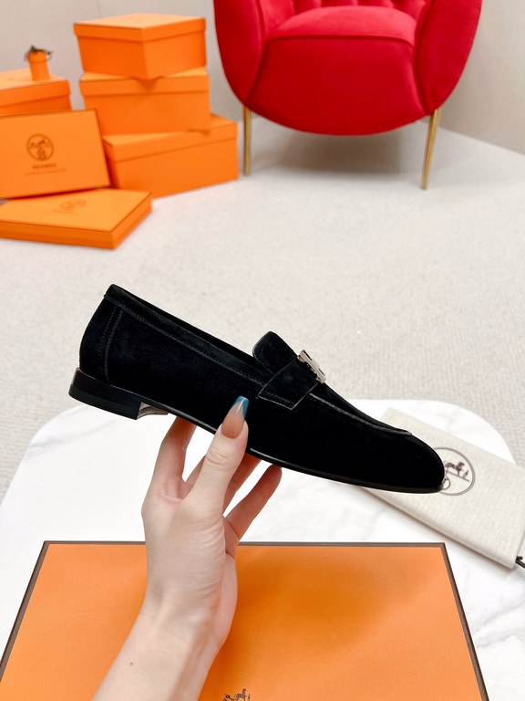 HERME'c, the whole network exclusive handmade, private high-end customization, classic handmade workshop ~ ~ ~ big goods real shotRoyal Loafers, very classic, versatile, simple, colorblocking design, on the foot is very 