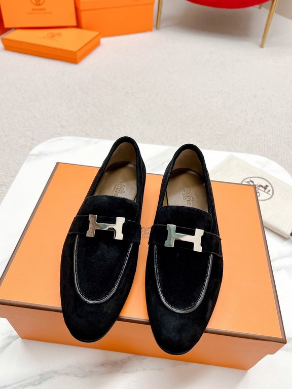 HERME'c, the whole network exclusive handmade, private high-end customization, classic handmade workshop ~ ~ ~ big goods real shotRoyal Loafers, very classic, versatile, simple, colorblocking design, on the foot is very 