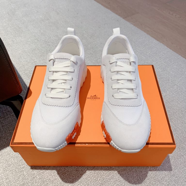 Men's [Couple's  ] H family 23ss early spring white shoes! Warp-lasted bootie   British retro design, classic and durable! The original inverted mold last shape, the ultimate 11 shape, imported high-end fabrics present e