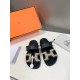 Men  [ΗERMES 】 Hermes spring and summer classic couple models second uncle slippers Chypre ugly ugly ugly uncle slippers - old man slippers, on the foot is simply too comfortable! It's simple and cute!All mixed breed she