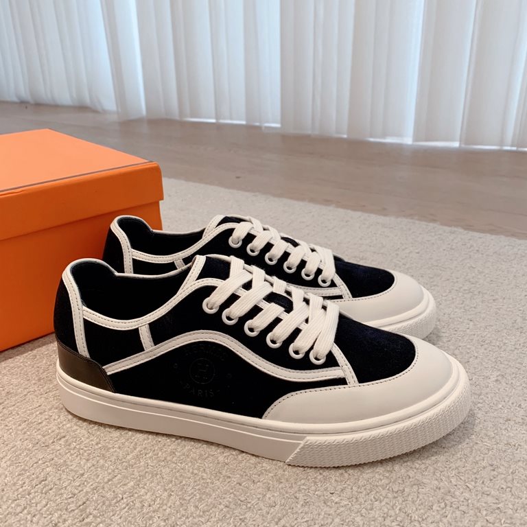 Men's [Guanhua] Hermes  home 23ss early spring new products! Classic boot shape   British color blocking design, classic and durable! The original inverted mold last shape, the ultimate 11 shape, imported high-end knitti