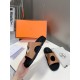 Men  [ΗERMES 】 Hermes spring and summer classic couple models second uncle slippers Chypre ugly ugly ugly uncle slippers - old man slippers, on the foot is simply too comfortable! It's simple and cute!All mixed breed she