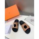 Men  [ΗERMES 】 Hermes spring and summer classic couple models second uncle slippers Chypre ugly ugly ugly uncle slippers - old man slippers, on the foot is simply too comfortable! It's simple and cute!All mixed breed she