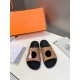 Men  [ΗERMES 】 Hermes spring and summer classic couple models second uncle slippers Chypre ugly ugly ugly uncle slippers - old man slippers, on the foot is simply too comfortable! It's simple and cute!All mixed breed she