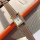 Wholesale box Support Hong Kong, U.S. direct mailHermès Early Spring 2022  Latest colorway Small stainless steel case measuring 21 x 21 mm Diamond-set sandblasted black PVD-coated dial set with 36 diamonds Quartz movemen