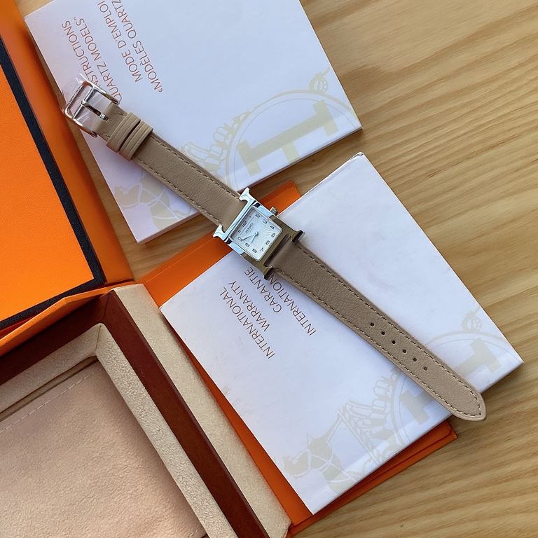 Batch with box Support Hong Kong, the United States direct mailNew debut, HERMES Hermes HEURE H series, equipped with Swiss ETA original quartz movement, the case is imported 316L steel, dial size small 21  21mm; Barenia