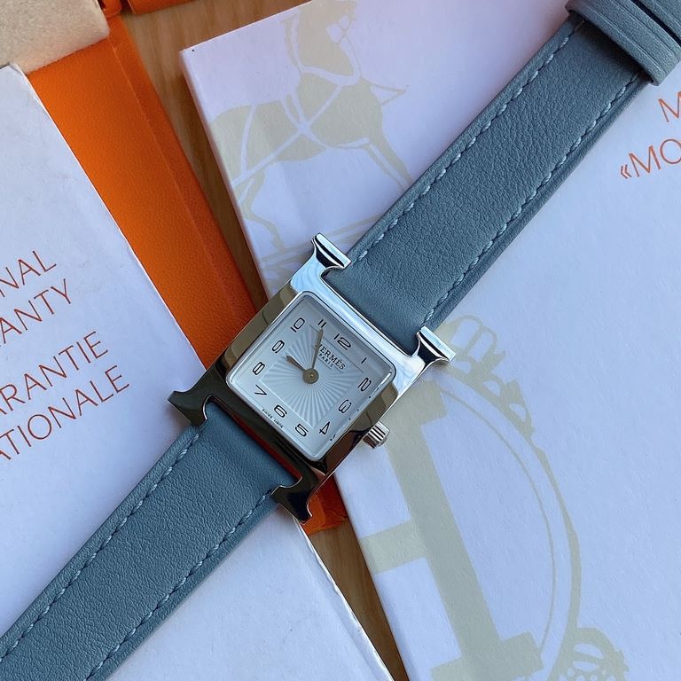 Batch with box Support Hong Kong, the United States direct mailNew debut, HERMES Hermes HEURE H series, equipped with Swiss ETA original quartz movement, the case is imported 316L steel, dial size small 21  21mm; Barenia