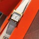 Wholesale box Support Hong Kong, U.S. direct mailHermès Early Spring 2022  Latest colorway Small stainless steel case measuring 21 x 21 mm Diamond-set sandblasted black PVD-coated dial set with 36 diamonds Quartz movemen