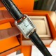 Wholesale box Support Hong Kong, USA direct mailAdd material not increase the price! A pair of American crocodile leather straps of the same model will be given as a gift! HERMES Cape Cod watch; rectangular bezel embedde