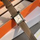 Batch matching box Support Hong Kong, the United States direct mailOriginal single HERMES Hermes H HOUR series. Swiss quartz movement. Square dial large 26mm, small 21mm. 316L steel case A variety of colors of the strap 