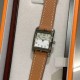 Hermes NANTUCKET series, follow the pace of Hermes cape cod, naughty to meet the wonderful future, Hong Kong DFS Global Duty Free new listing diameter 23mm mother-of-pearl dial, Swiss quartz movement, CNC fine craft thre