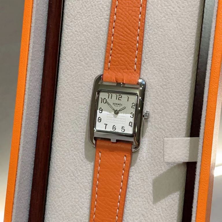 Hermes NANTUCKET series, follow the pace of Hermes cape cod, naughty to meet the wonderful future, Hong Kong DFS Global Duty Free new listing diameter 23mm mother-of-pearl dial, Swiss quartz movement, CNC fine craft thre