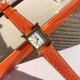 Wholesale box Support Hong Kong, U.S. direct mailHermès Early Spring 2022  Latest colorway Small stainless steel case measuring 21 x 21 mm Diamond-set sandblasted black PVD-coated dial set with 36 diamonds Quartz movemen