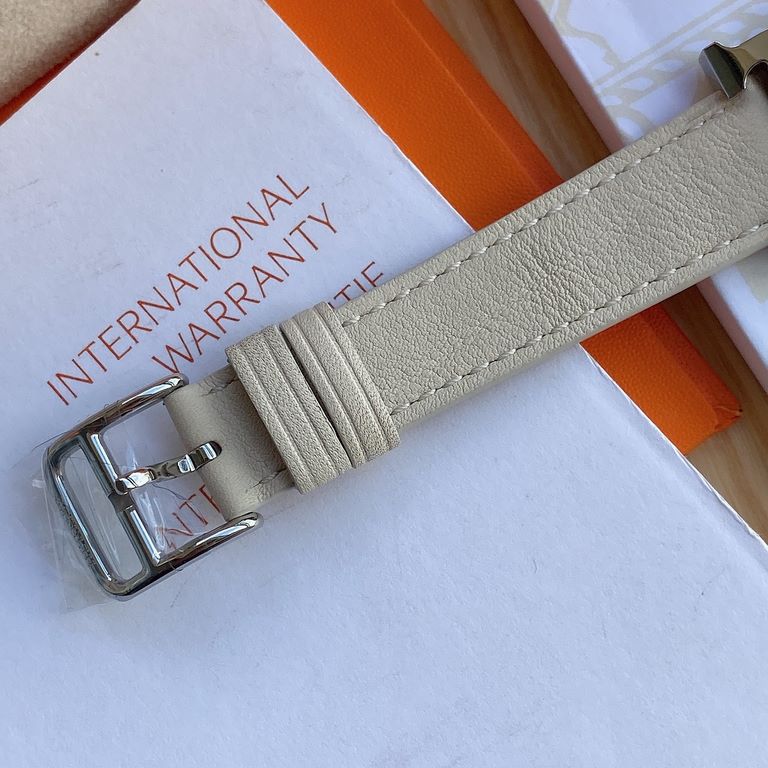 Batch with box Support Hong Kong, the United States direct mailNew debut, HERMES Hermes HEURE H series, equipped with Swiss ETA original quartz movement, the case is imported 316L steel, dial size small 21  21mm; Barenia