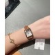 White light, gold light, diamonds. Crocodile LeatherHermes NANTUCKET series, follow the pace of Hermes cape cod, naughty to meet the wonderful future, Hong Kong DFS Global Duty Free new listing diameter 23mm mother-of-pe