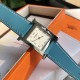 Batch matching box Support Hong Kong, the United States direct mailOriginal single HERMES Hermes H HOUR series. Swiss quartz movement. Square dial large 26mm, small 21mm. 316L steel case A variety of colors of the strap 