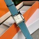 Batch matching box Support Hong Kong, the United States direct mailOriginal single HERMES Hermes H HOUR series. Swiss quartz movement. Square dial large 26mm, small 21mm. 316L steel case A variety of colors of the strap 