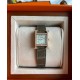 Hermes NANTUCKET series, follow the pace of Hermes cape cod, naughty to meet the wonderful future, Hong Kong DFS Global Duty Free new listing diameter small 21mm medium 26mm mother-of-pearl dial, Swiss quartz movement, C