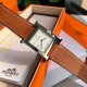 Batch matching box Support Hong Kong, the United States direct mailOriginal single HERMES Hermes H HOUR series. Swiss quartz movement. Square dial large 26mm, small 21mm. 316L steel case A variety of colors of the strap 