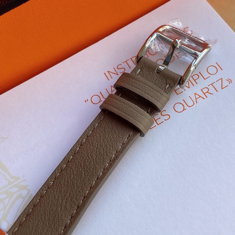 Batch with box Support Hong Kong, the United States direct mailNew debut, HERMES Hermes HEURE H series, equipped with Swiss ETA original quartz movement, the case is imported 316L steel, dial size small 21  21mm; Barenia