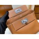 Mini 2424 Evecolor Golden Brown Silver Buckle