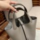 picotin lock vegetable basket 18,8F pewter gray Pure handmade, French TC cowhide.Vegetable basket in recent years in the counter is also very buy, basically also go with the goods, out of the high rate of appearances, bu