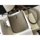 . Elephant GraySelf-fabricated shoulder strap   togo cowhide leather   minimalist style.