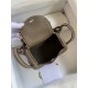 hand maded Mini Lindy 19cm Taurillon Clemence leather gray