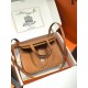 Clemence Gold Brown Silver Buckle ~Treasure small bag  Not intentionally emphasize the brand's nobility _ looks low-key but full of texture  The exterior doesn't show any of H's conspicuous logos.Goes the absolute low-ke