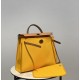 Herbag Amber YellowSuper handsome commuter bag, between casual and formal, casual without losing elegance, the combination of canvas and cowhide  leather, the outer seam is hard and stylish.Super high cost-effective in st